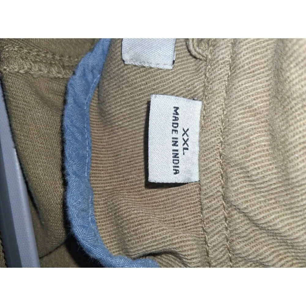 Bob Timberlake Women's Utility Military Safari Jacket Khaki Cargo Buckle Collar